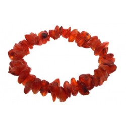 Carnelian Gemstone Premium Chip Bracelet